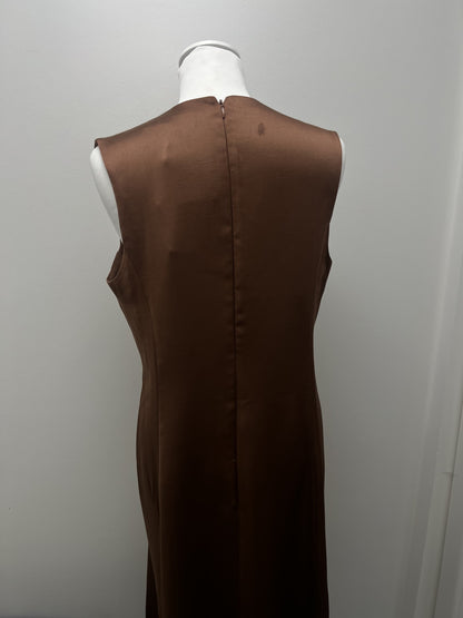 French Connection Brown Cowl Neck Dress Size 12