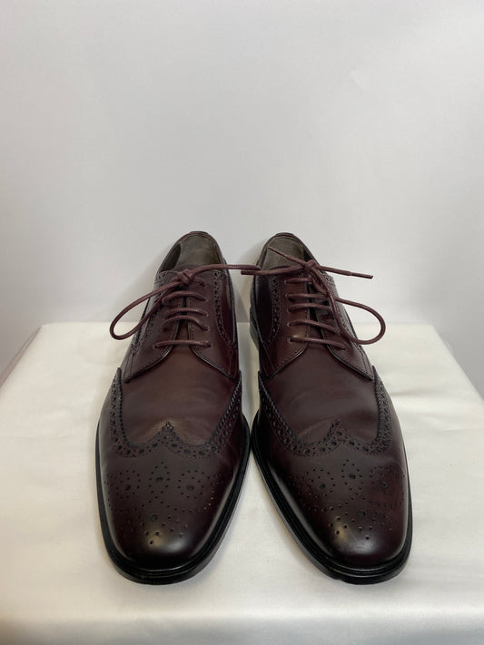 Tod’s Brown Leather Wingtip Oxford Brogues 10