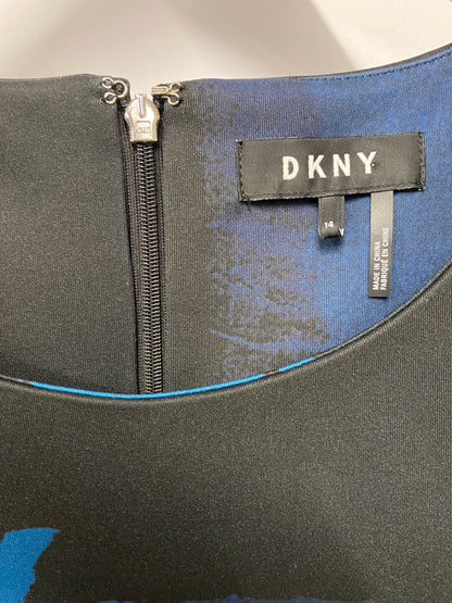DKNY Blue Sleeveless Shift Dress 14