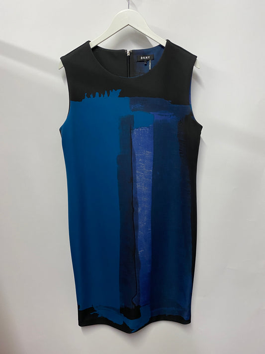 DKNY Blue Sleeveless Shift Dress 14