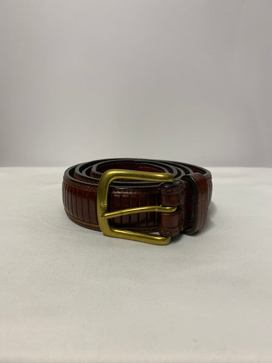 Faconnable Brown Leather belt 40