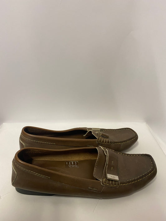 Tod's Brown Leather Women's Driving Shoes 5