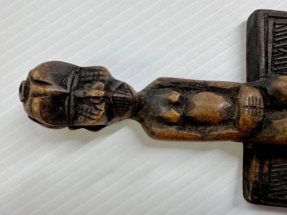 Hand-Carved African Wooden Hair Comb