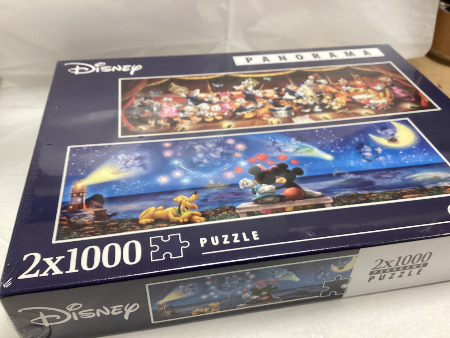UNOPENED Disney set of 2 Panorama Jigsaws, 1000 pieces each