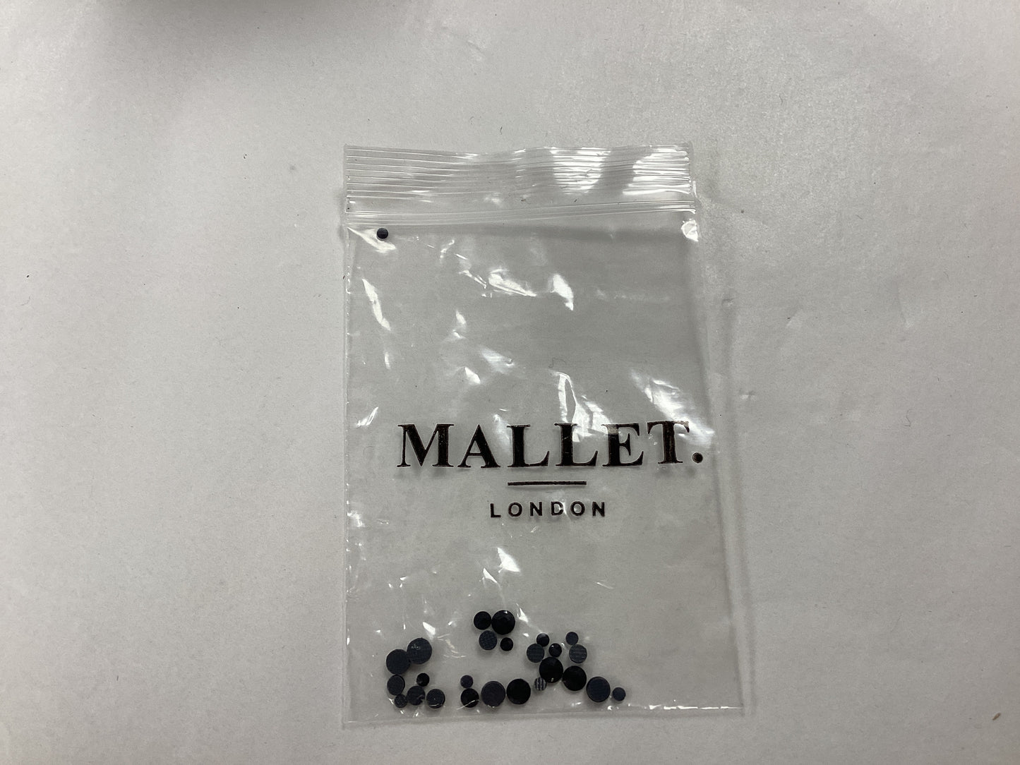 Mallet London Black Ladies Trainers, size UK4, with spare rhinestone's