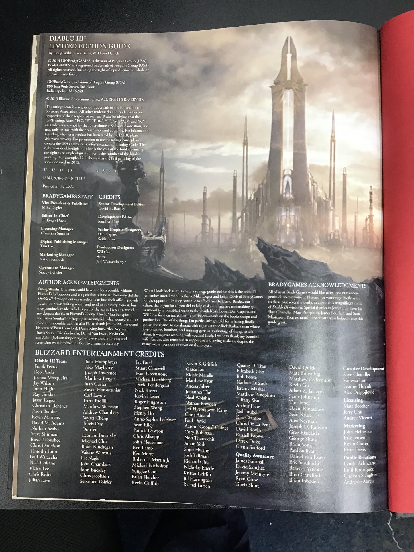 Diablo 3 Limited Edition Guide - Doug Walsh, Rick Barba, and Thom Denick
