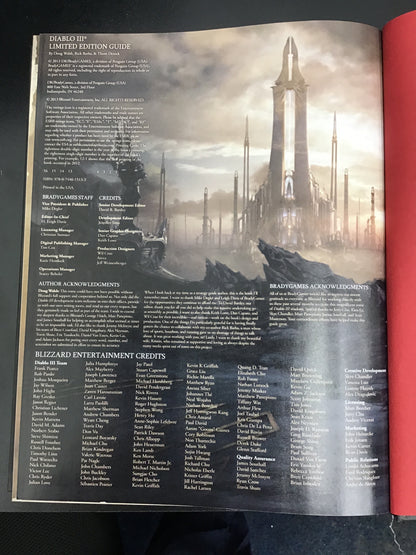 Diablo 3 Limited Edition Guide - Doug Walsh, Rick Barba, and Thom Denick