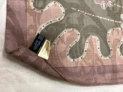 Vintage Zandra Rhodes large scarf 70% wool and 30% silk