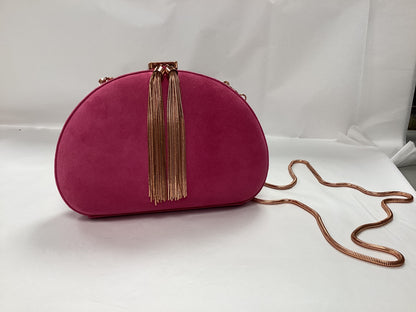 Ted Baker High Heels size UK4 and matching bag. Pink with Rosegold accents