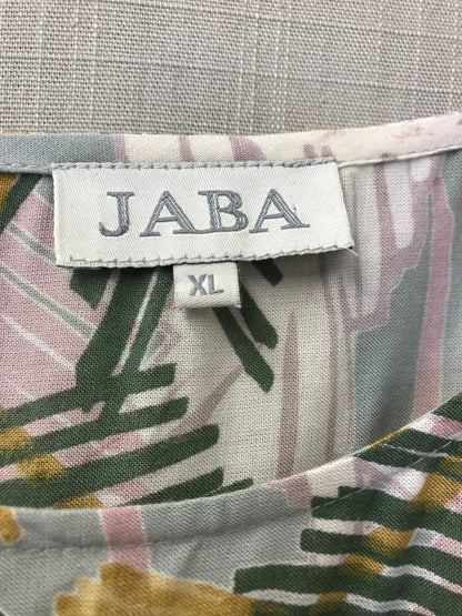Jaba Red Multi Summer Dress Size XL BNWT