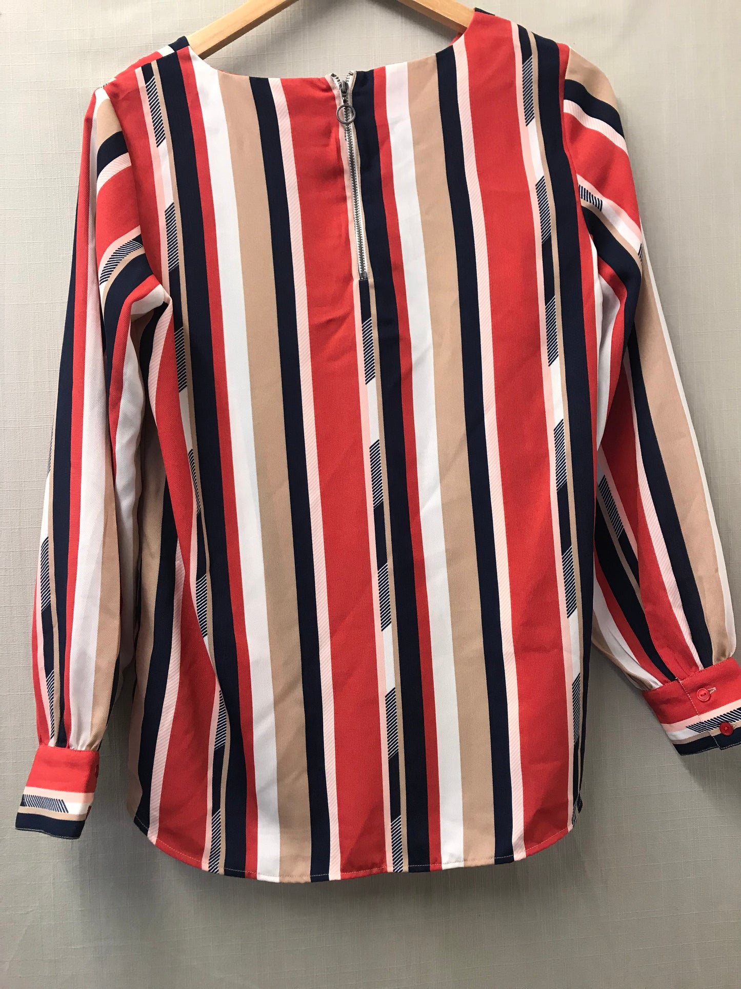 Fransa Multi Striped Blouse Size Small BNWT