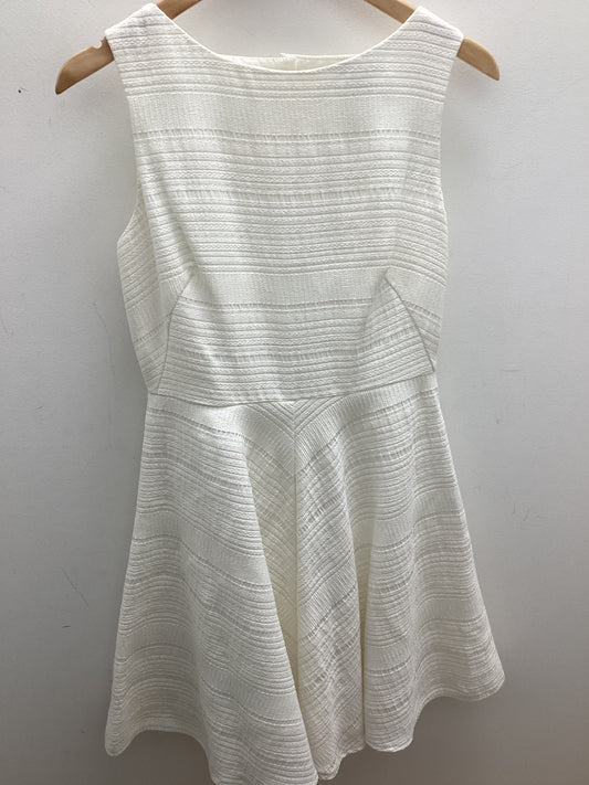 Oasis White Sleeveless Dress Size UK 10