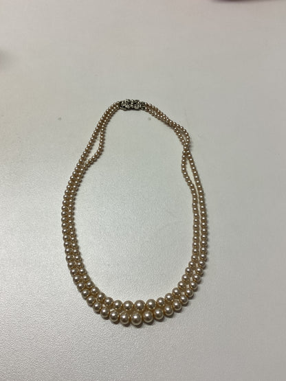 Rosita Vintage Pearl Charm Necklace