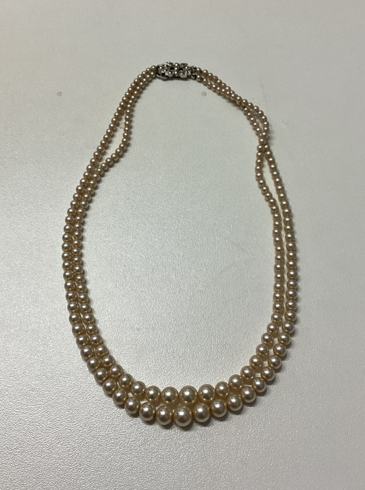 Rosita Vintage Pearl Charm Necklace