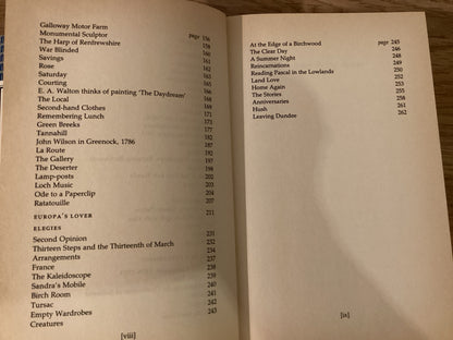 Book by Douglas Dunn Selected Poems 1964–1983
