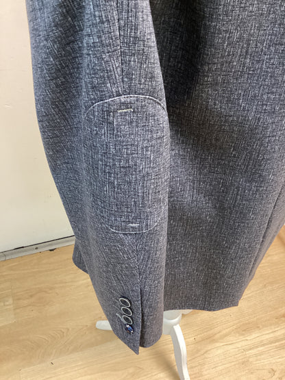 House of Cavani New Men’s Blazer Bluey Grey with floral lining lightweight size 46