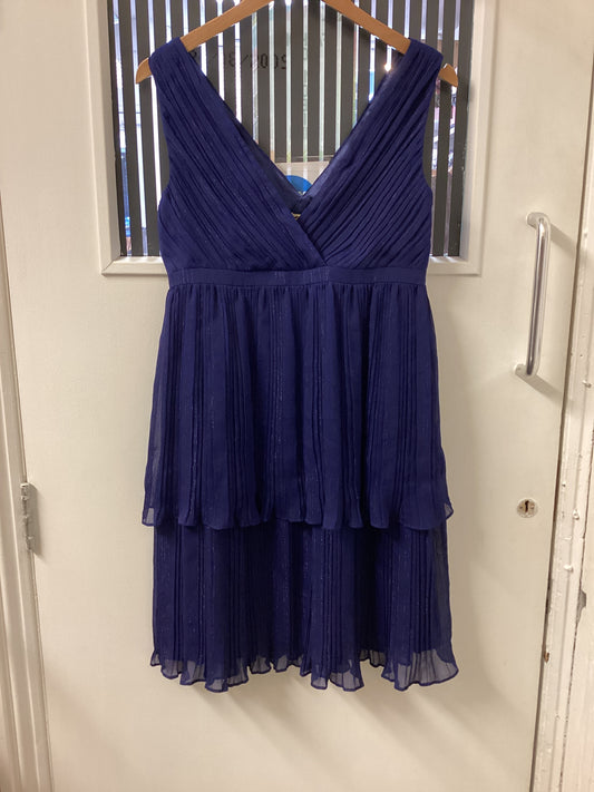 Monsoon Blue MIDI Dress Size 12