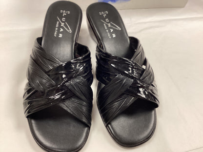 Ladies Lunar collection Black mules size 5 New