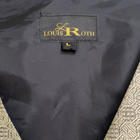 Louis Roth Gold And Black Waistcoat Size Large