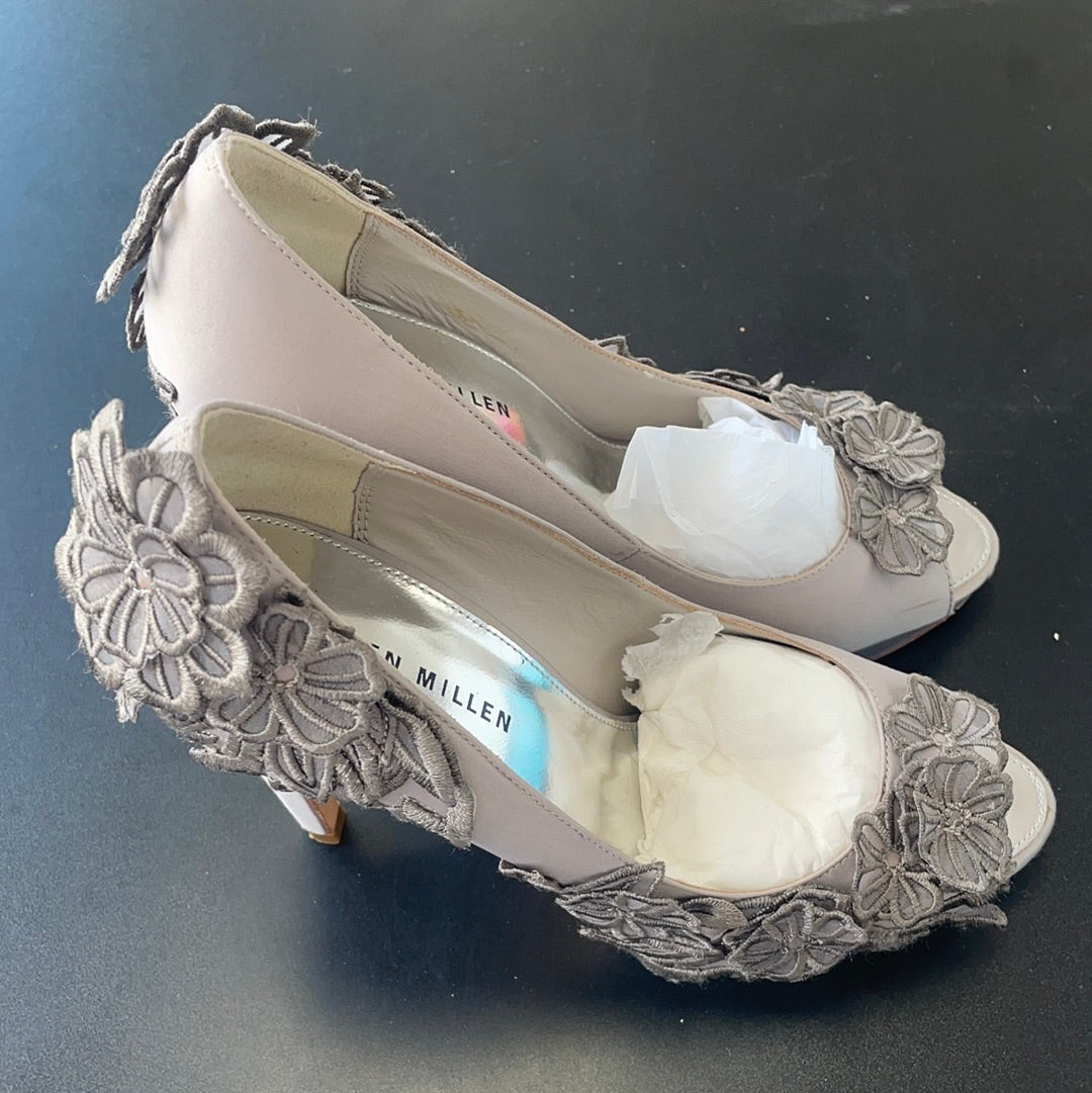 Karen millen clearance silver shoes