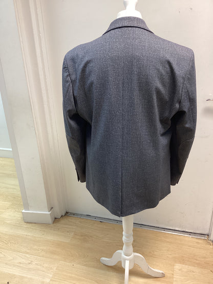House of Cavani New Men’s Blazer Bluey Grey with floral lining lightweight size 46