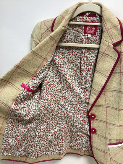 NESS Ladies classic Scottish Tweed dress Jacket size 10