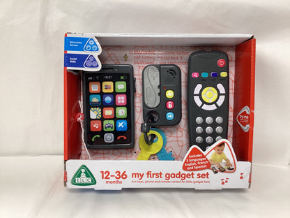 My First Gadget Set age 12-36months, includes 3 languages