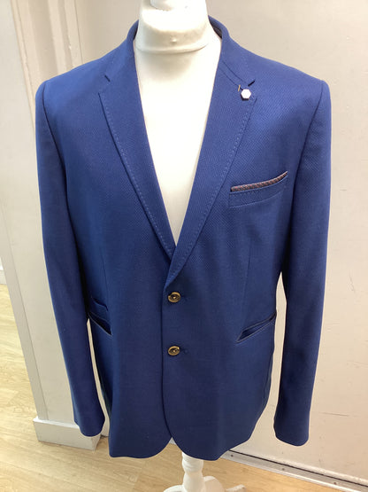 Ted Baker men’s Sports Jacket Blue with tiny dot pattern size 42 inch chest