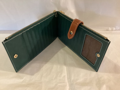 ANDOILT Womens Genuine Leather Wallet RIFD Blocking credit card holder