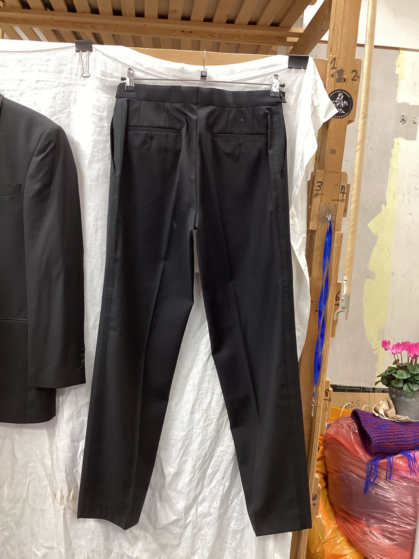 Pierre Cardin , black, suit, 32/38