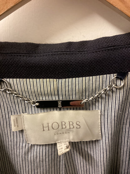 Hobbs Ladies Navy Suit Jacket Size UK 12