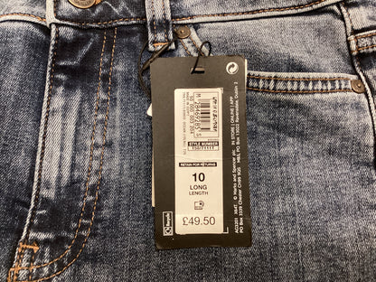 BNWT Autograph Jeans, Size UK 10 Long - 38cm/15inch Waist