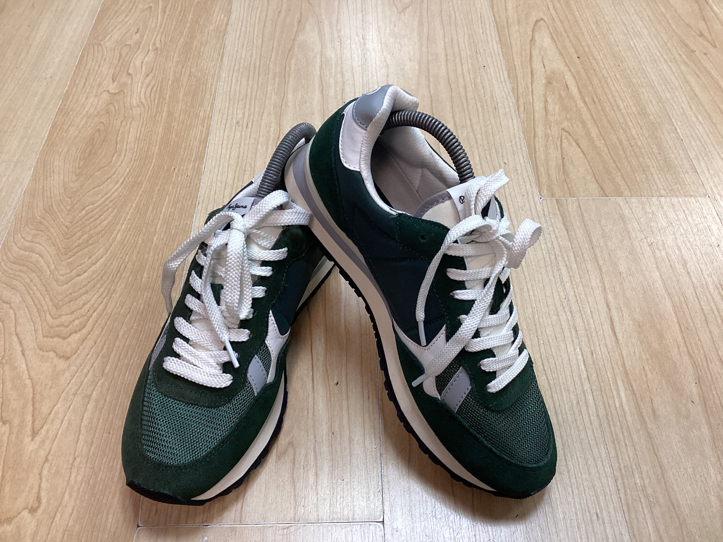 Pepe Jeans London Men’s Brit Heritage M Running Trainer - Green size UK6