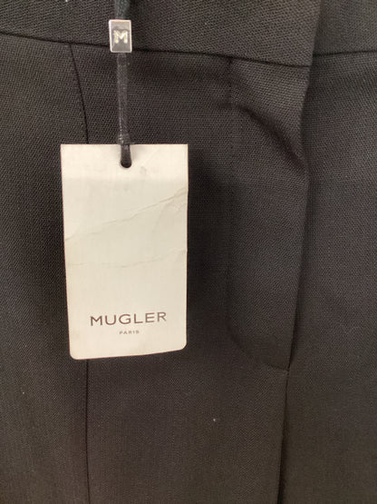 Mugler by Thierry Mugler ladies Black 100% virgin wool & 100% cotton lining size 14