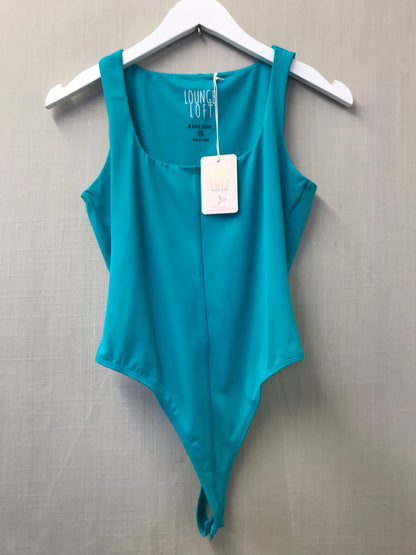 River Island Lounge Loft Aqua Bodysuit Size 10 BNWT