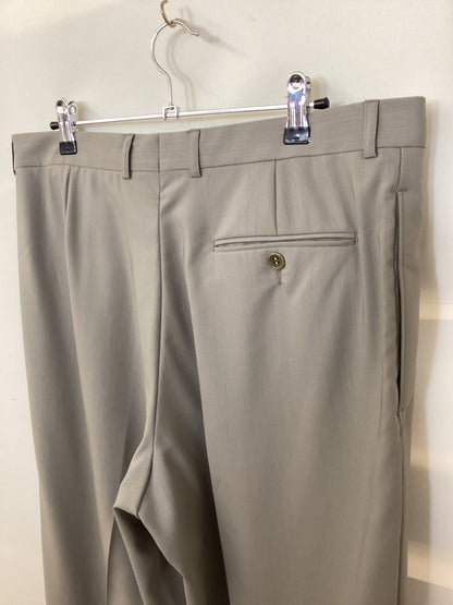 Balmain Paris Suit - Light Mushroom, 100% Fine Wool - Jacket: Size 40 Short, Trouser: 34 Inch Waist, 30 inch inside