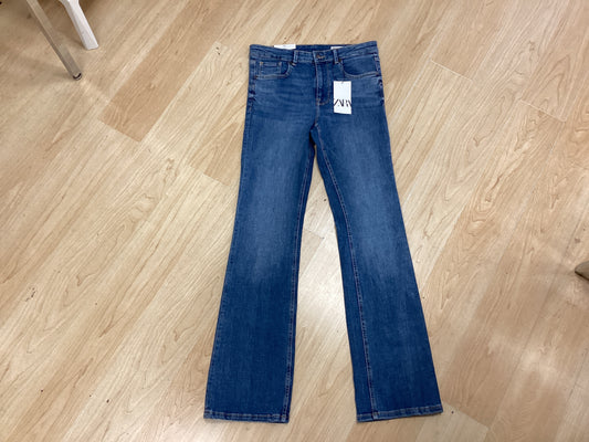 BNWT Zara Mid-rise Bootcut Jeans, Mid-Blue, UK14 - 42cm/17Inch Waist