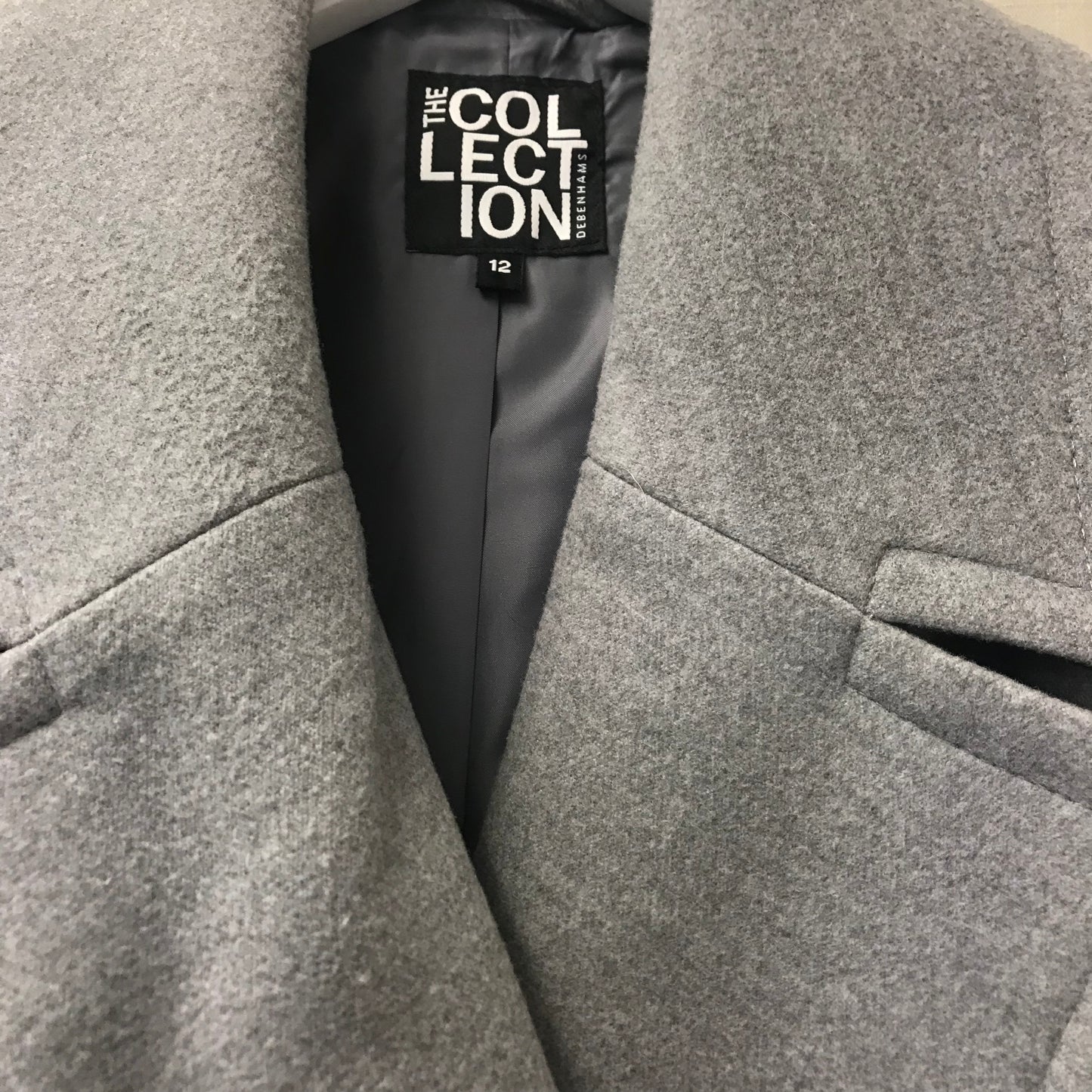 The Collection Debenhams Grey Coat Size 12 Shop for Shelter