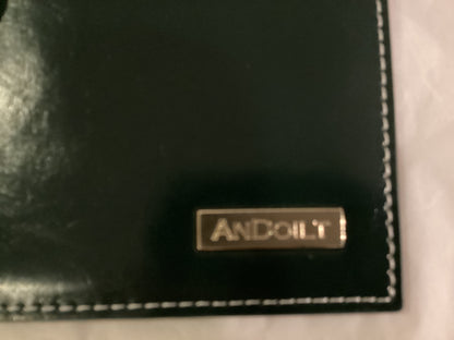 ANDOILT Womens Genuine Leather Wallet RIFD Blocking credit card holder