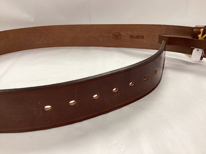 McRostie of Glasgow Tan-Brow Real Leather Bridle Belt for Highland dress, Variable sizes from 37-43 Inches