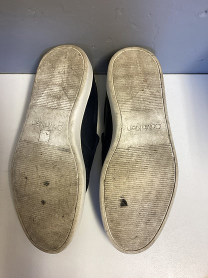 Calvin Klein Mens Navy Flatform Slip-On Shoes Size UK 8
