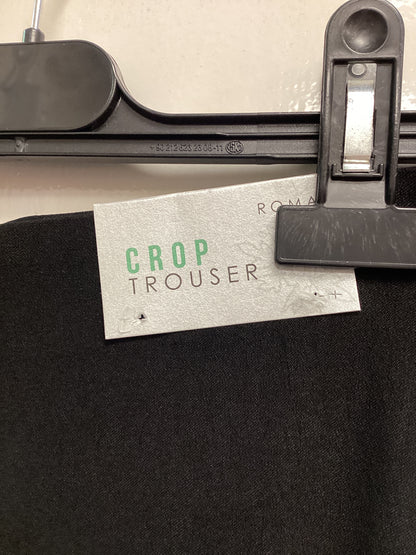 Roman Crop Trouser Black with Lace detail (Style: 18014208) Ladies Size UK18