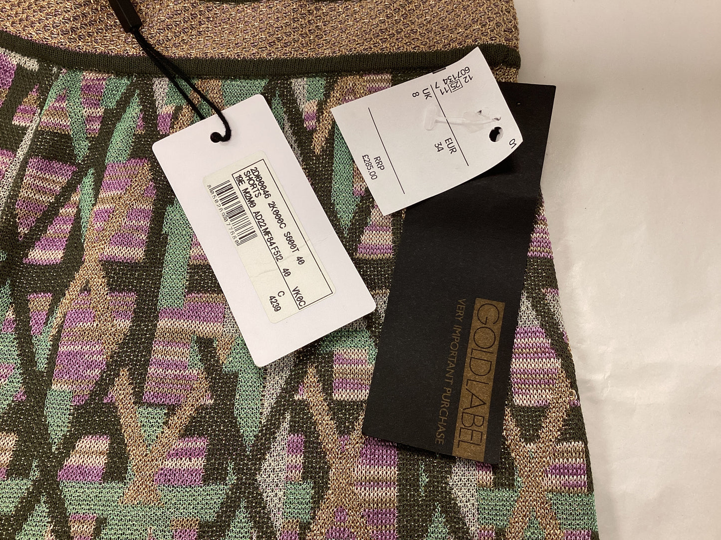 BNWT Missoni Shorts, Women’s UK Size 8