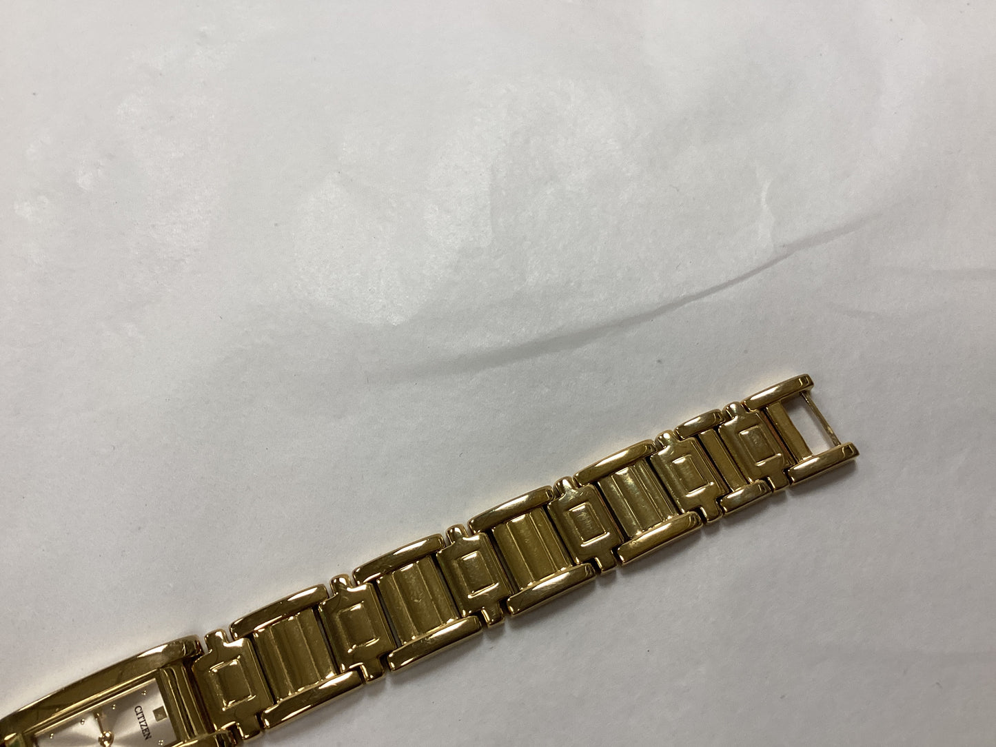 Citizen ladies dress watch - gold tone stainless steel