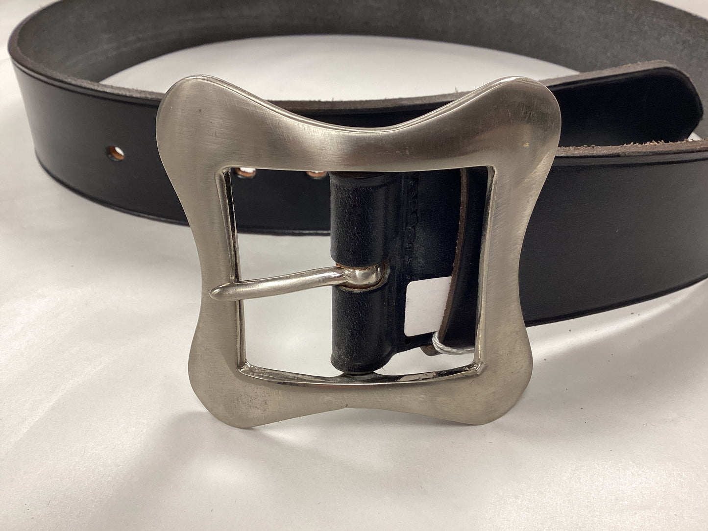 McRostie of Glasgow Black Real Leather Bridle Belt for Highland dress, Variable sizes from 37-43 Inches Real Leather Bridle Belt for Highland dress, Variable sizes from 37-43 Inches
