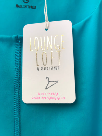 River Island Lounge Loft Aqua Bodysuit Size 10 BNWT