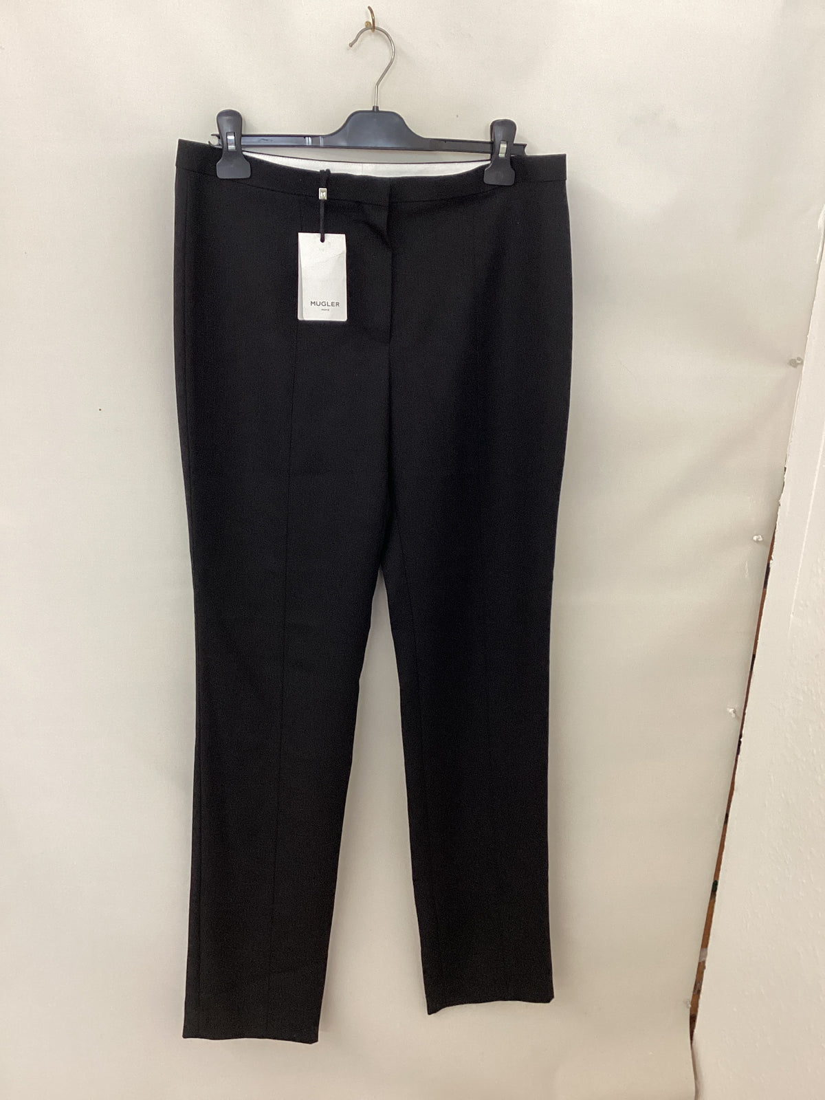 Mugler by Thierry Mugler ladies Black 100% virgin wool & 100% cotton lining size 14