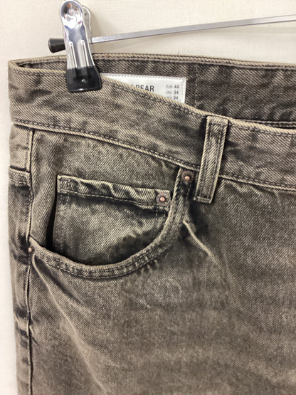 Pull & Bear men’s Baggy Fit Jeans BNWT faded Brown Waist 34 “ 29” inside leg