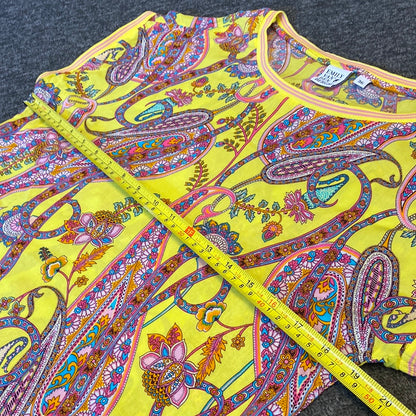 Emily Van Den bergh , perfect for Festival, yellow top Size 36