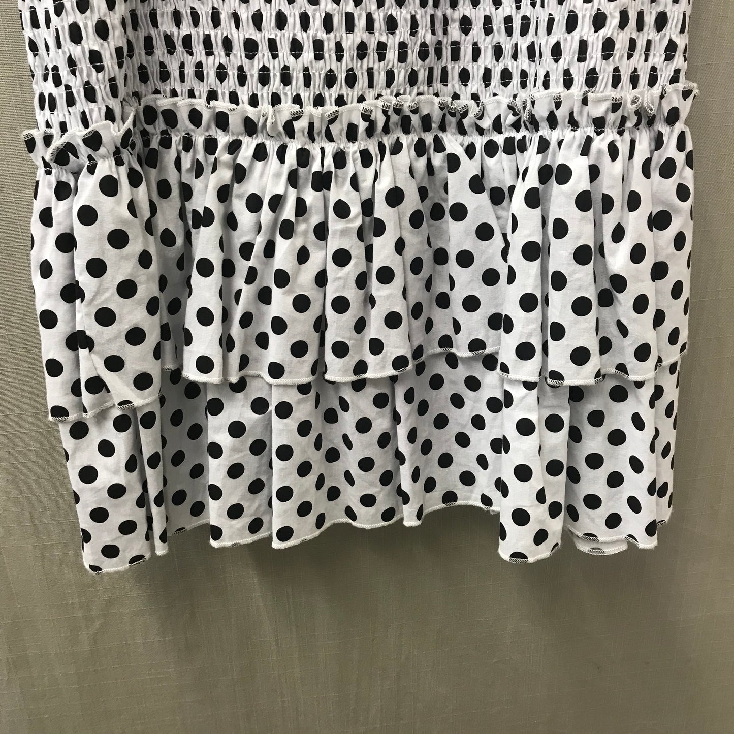 New Look Black & White Polka Dot Dress Size 14